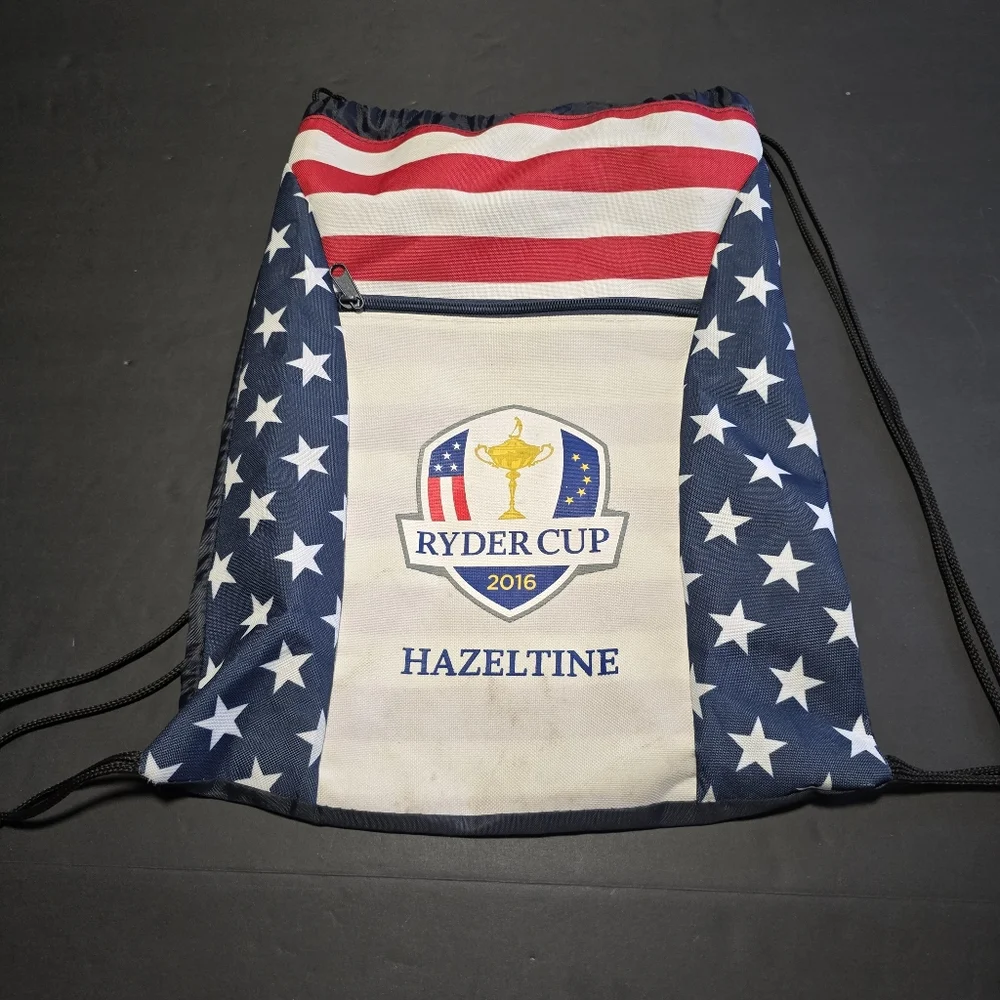Ryder Cup Hazeltine 2016 Backpack Unisex One Size Drawstring USA - Picture 12 of 15